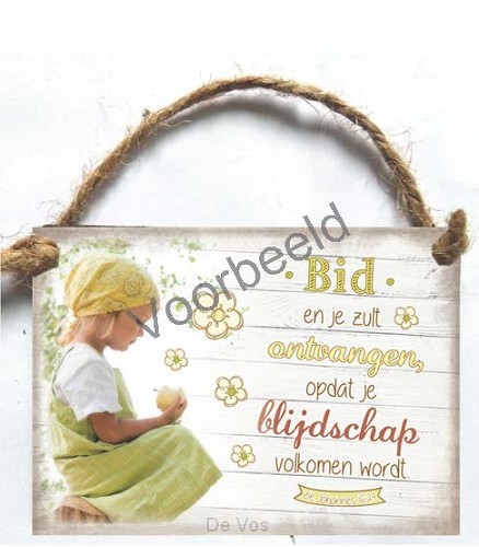 Bid en je zult ontvangen, opdat je blij