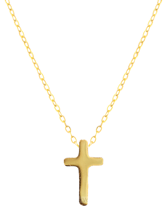 Ketting goud Kruis dame