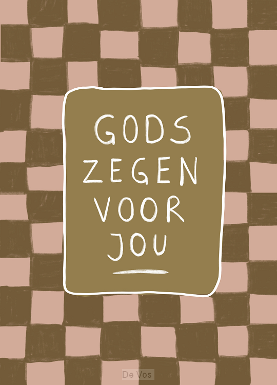 Kaart Gods zegen voor jou