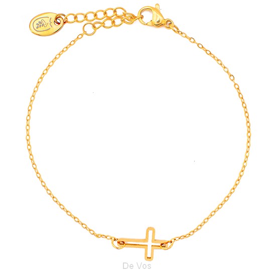 Armband Goud Kruis dame