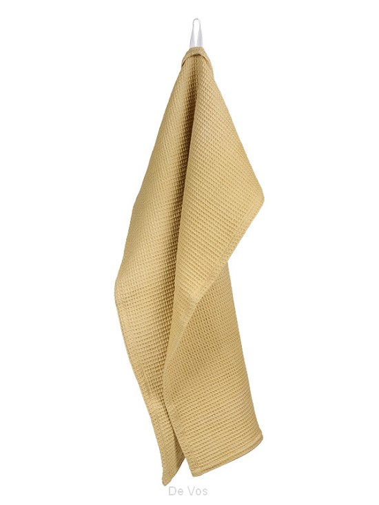 Gastendoek oud geel wafel