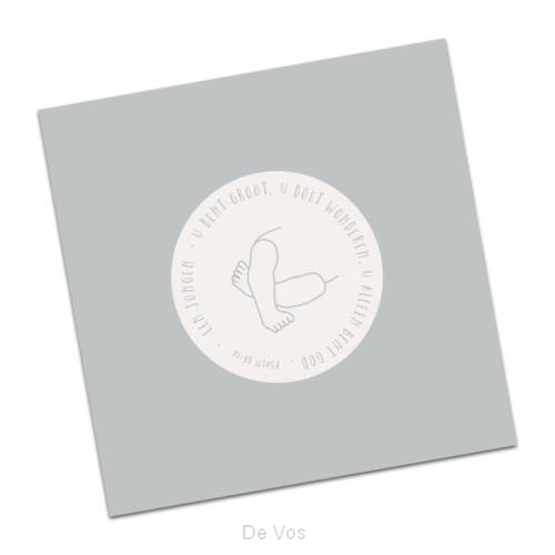 Kaart Jongen U bent groot