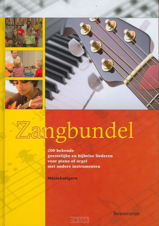 Gele zangbundel muziekeditie