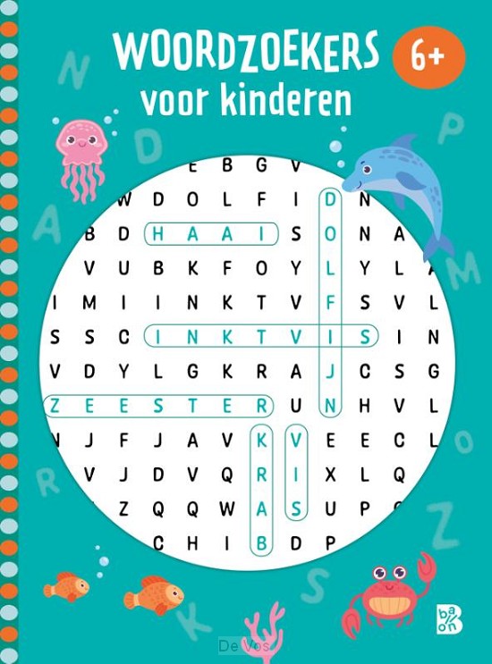 Woordzoekers voor kinderen 6+