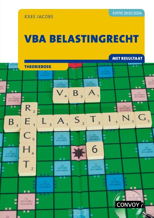 2025/2026 / VBA Belastingrecht met resultaat / Theorieboek