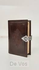 Bijbel zilver slot grave antiekbruin
