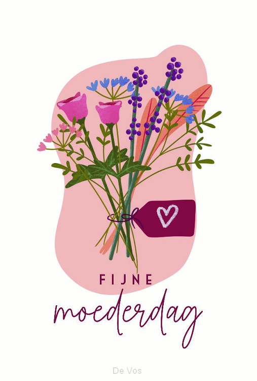 Kaart fijne moederdag