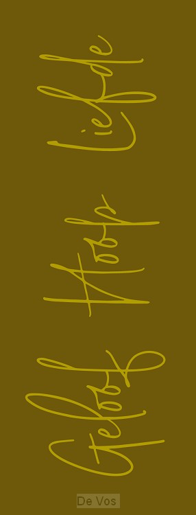 Boekenlegger geloof hoop en liefde