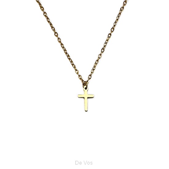Ketting kruisje XS - goud