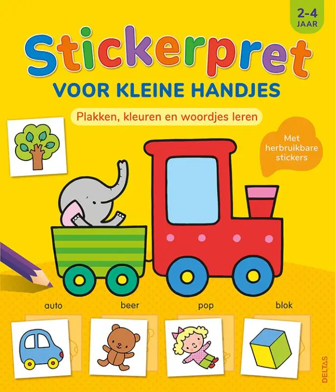 Stickerpret voor kleine handjes / 2-4 jaar