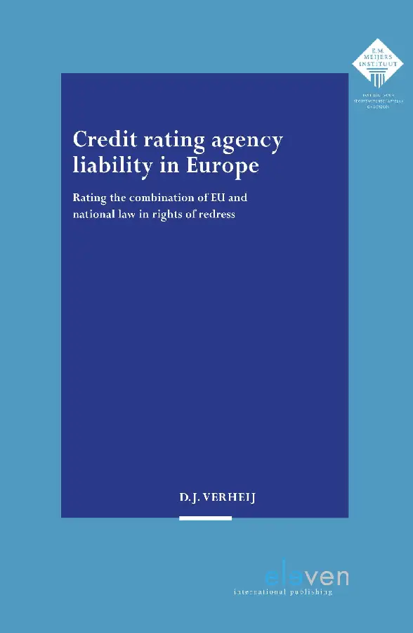 Credit rating agency liability in Europe