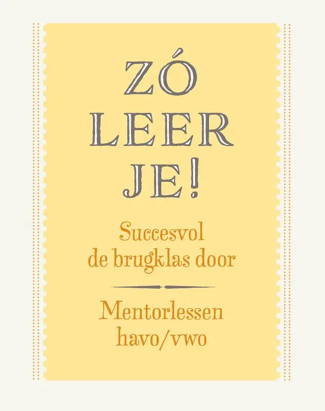 Zó leer je! / Mentorlessen havo/vwo