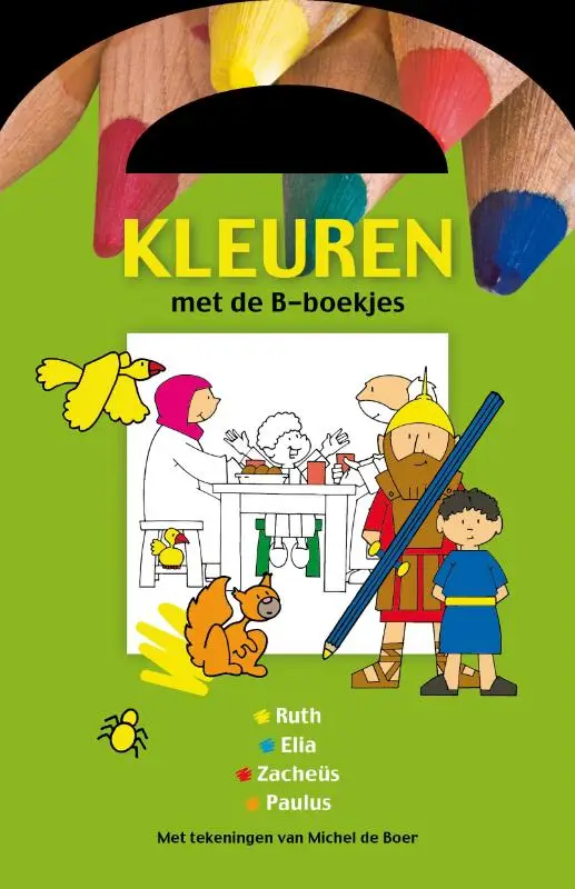 Kleurboek B-boekje groen