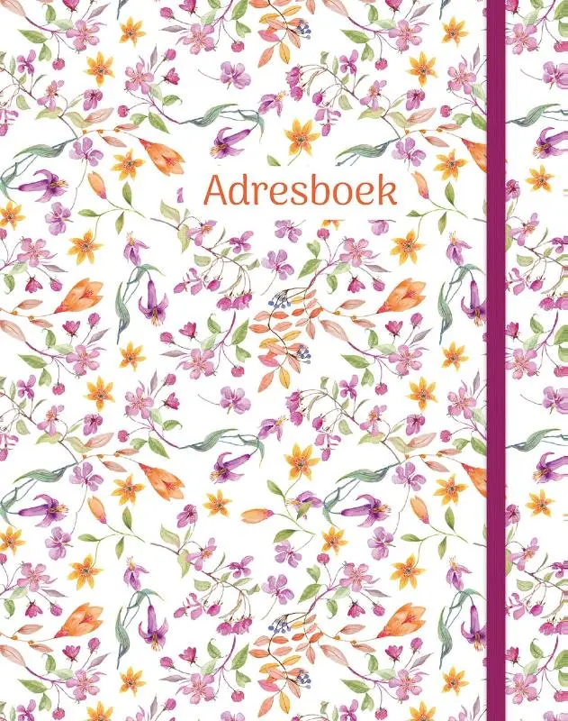 Adresboek (groot) - Romantic Florals