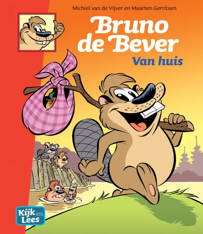 Bruno de bever van huis stripboek