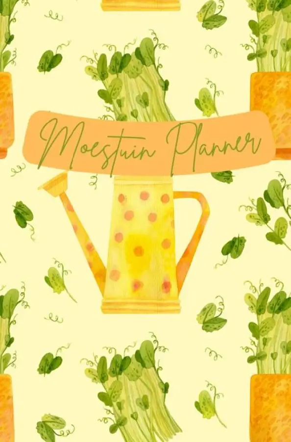 Moestuin planner - Een ongedateerde moestuin agenda voor een jaar