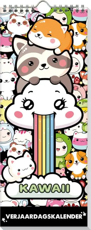 Verjaardagskalender - Kawaii