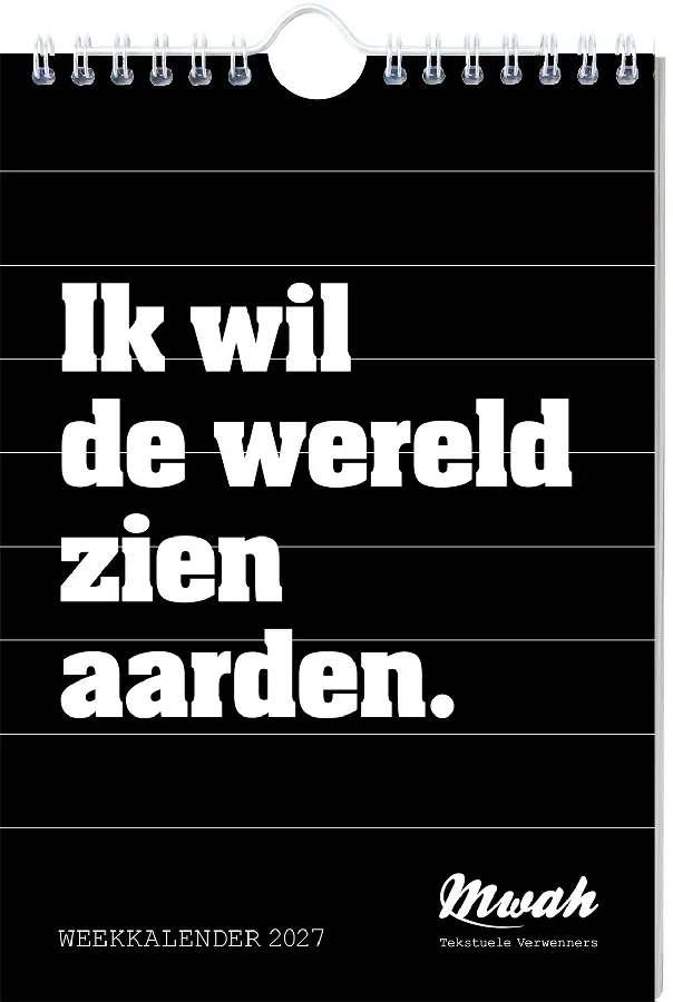 Mwah weekkalender - 2027