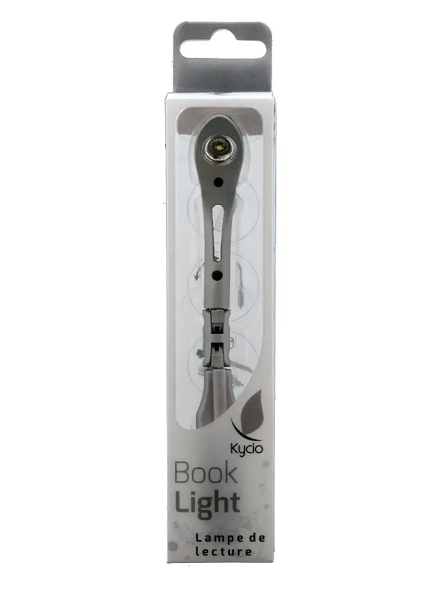 Booklight zilver kycio