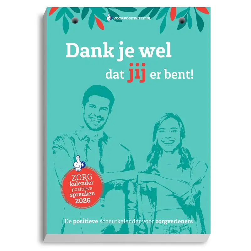 Zorgkalender positieve spreuken / 2026