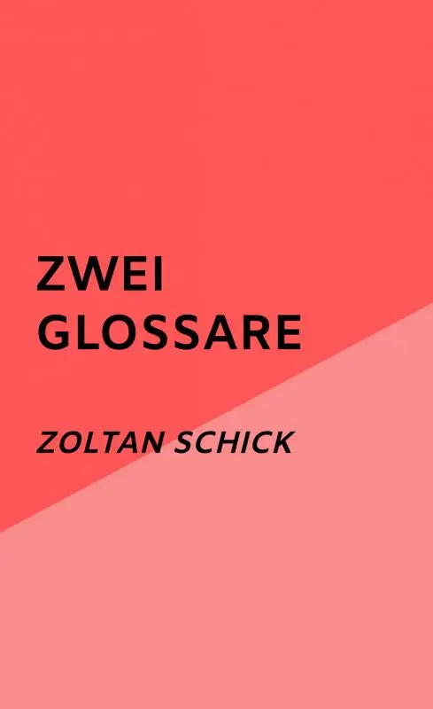 Zwei Glossare