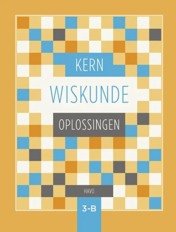 KERN Wiskunde oplossingenboek havo 3 deel B