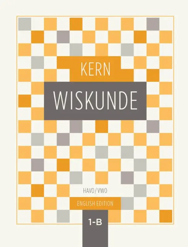 KERN Wiskunde leerboek havo/vwo 1 deel B - English edition
