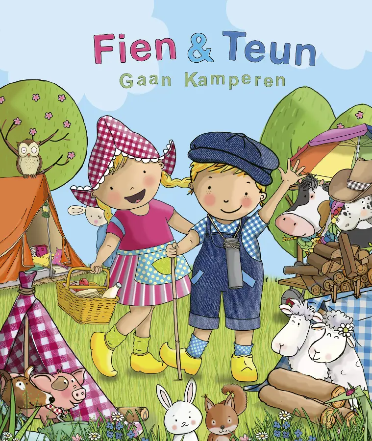 Fien en Teun gaan kamperen