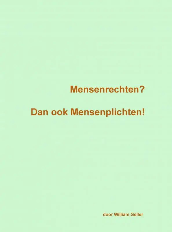 Mensenrechten?