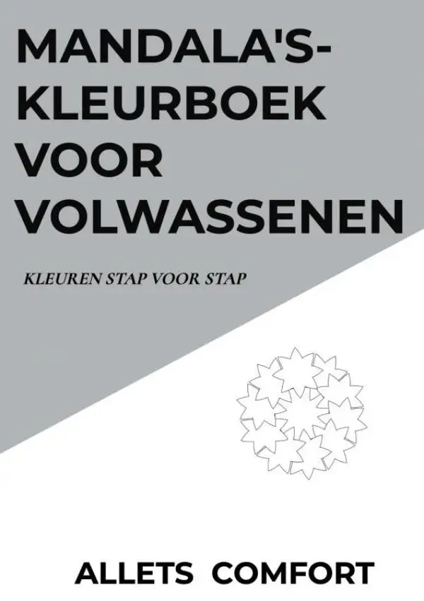 Mandala's-kleurboek voor volwassenen-Kleuren stap voor stap-A5 Mini- Allets Comfort