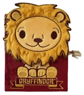 Harry Potter: Gryffindor Plush Lock & Key Diary