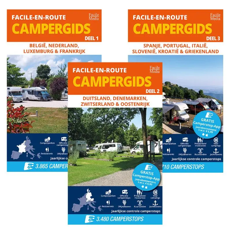 Facile-en-Route Campergids / Deel 1/2/3