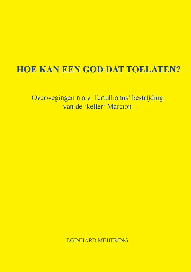 Hoe kan een God dat toelaten?