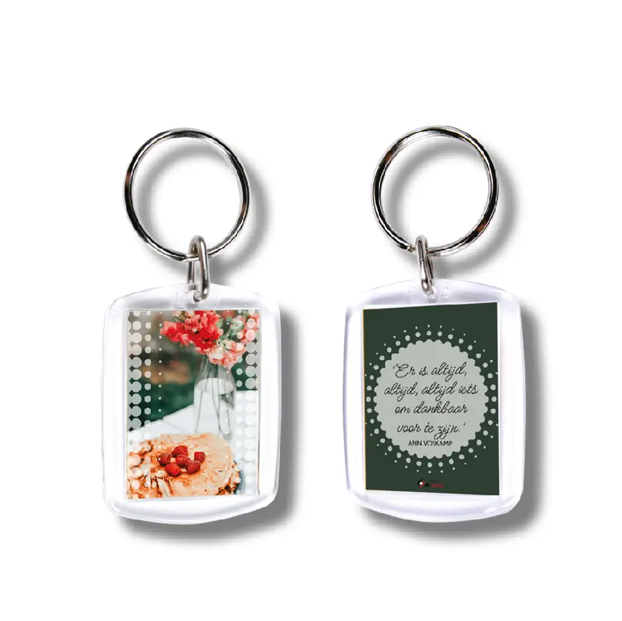 Sleutelhanger er is altijd iets om dankbaar te zijn