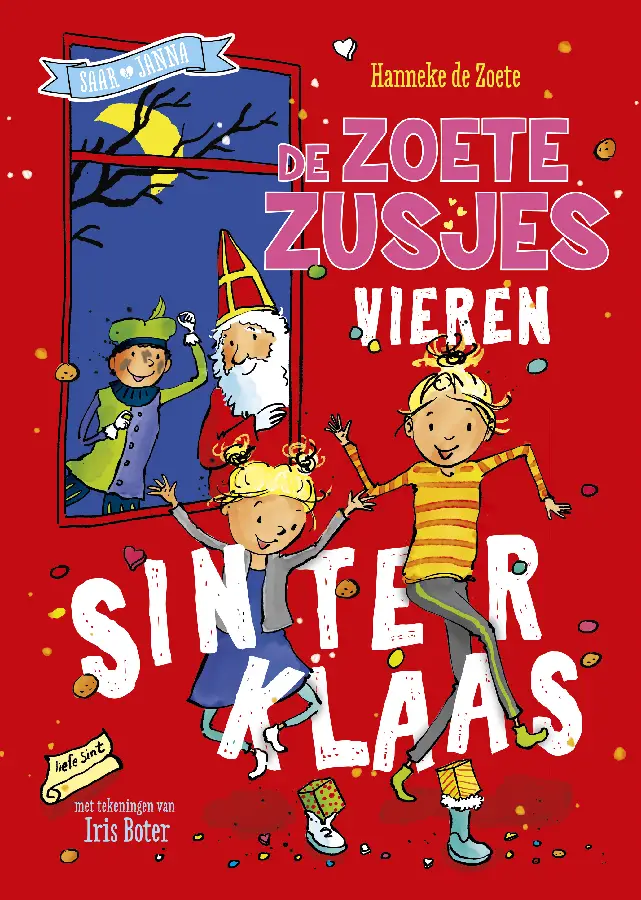 Zoete zusjes vieren sinterklaas