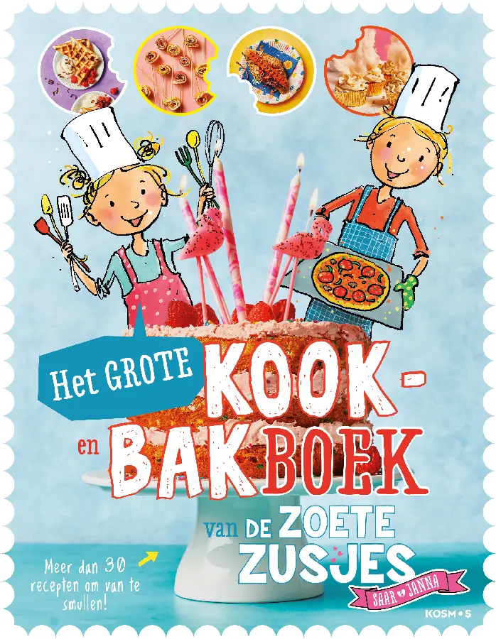 Grote kook- en bakboek van de zoete