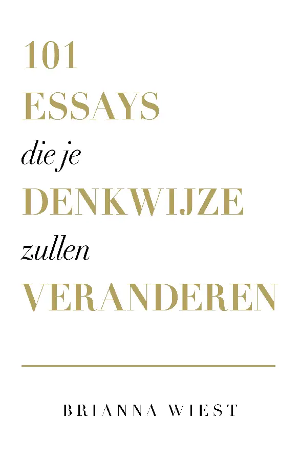 101 essays die je denkwijze zullen veranderen