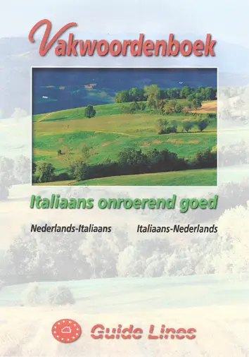 Vakwoordenboek / Italiaans onroerend goed