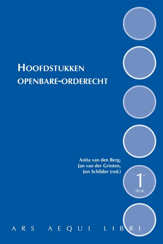 Hoofdstukken openbare-orderecht