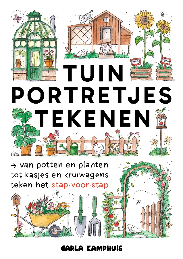 Tuinportretjes tekenen