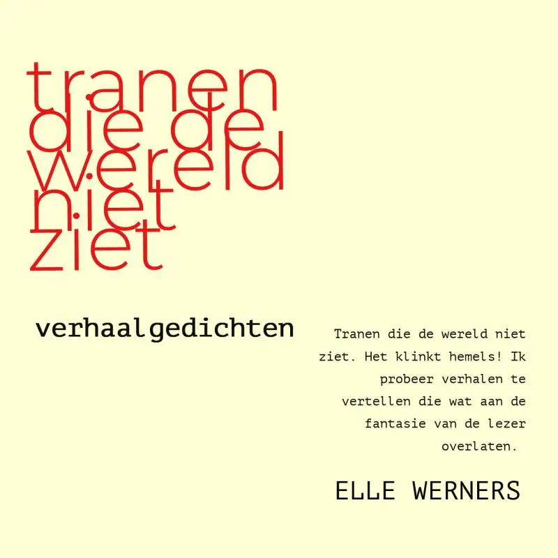 Tranen die de wereld niet ziet