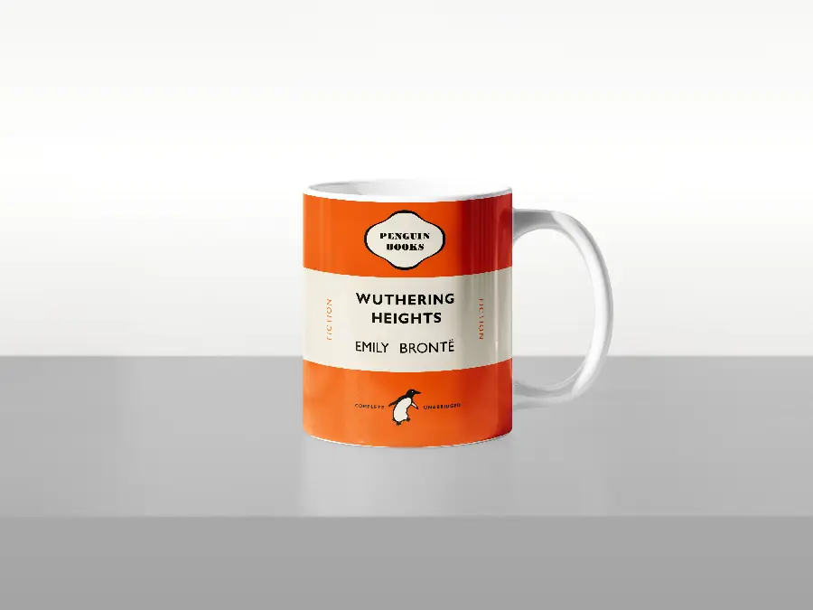 Penguin mug - wuthering heights: charlotte bronte