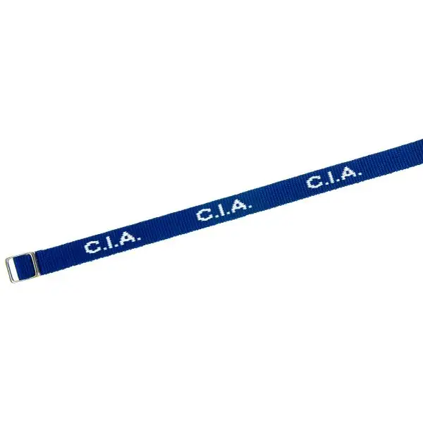 Geweven armband c i a lichtblauw