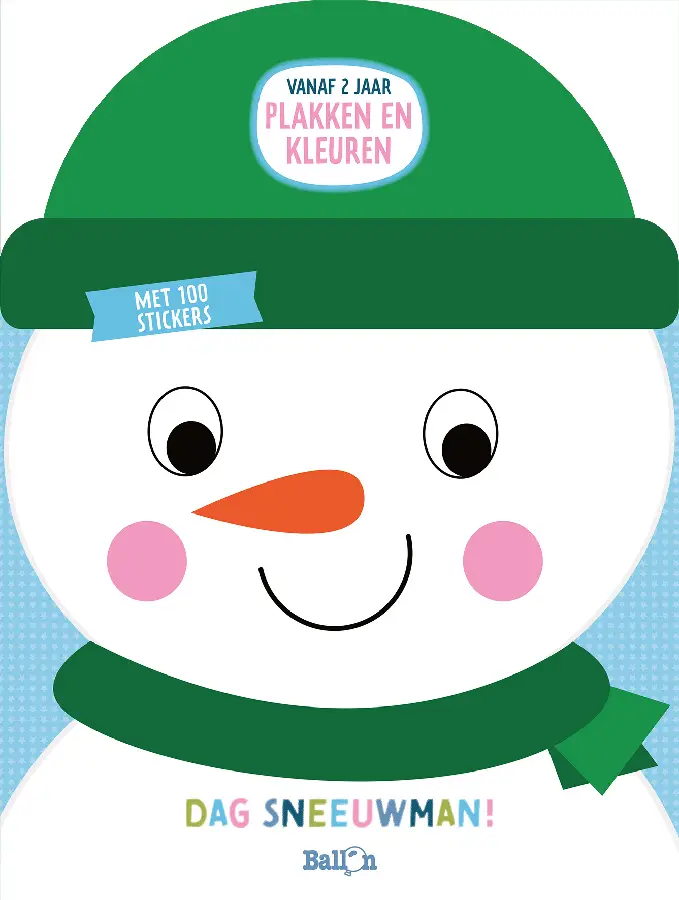 Winter dag sneeuwman