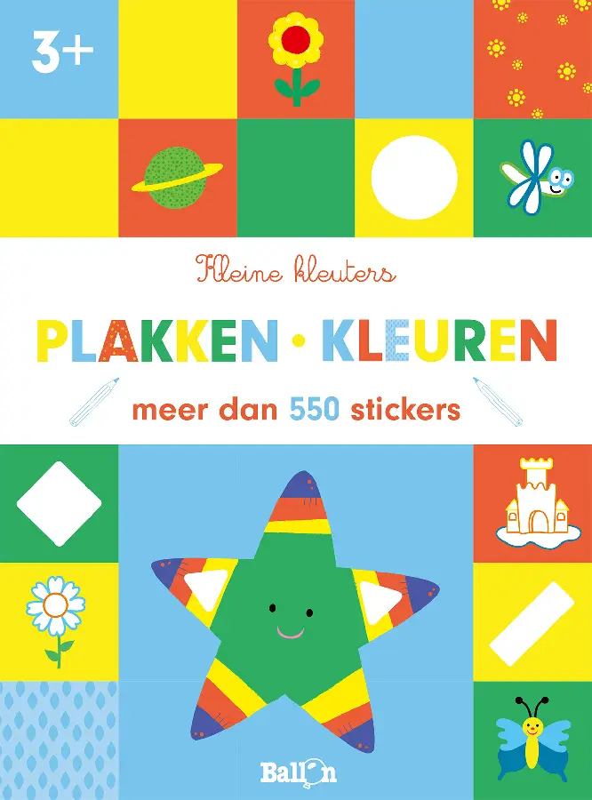 Plakken en kleuren 3+
