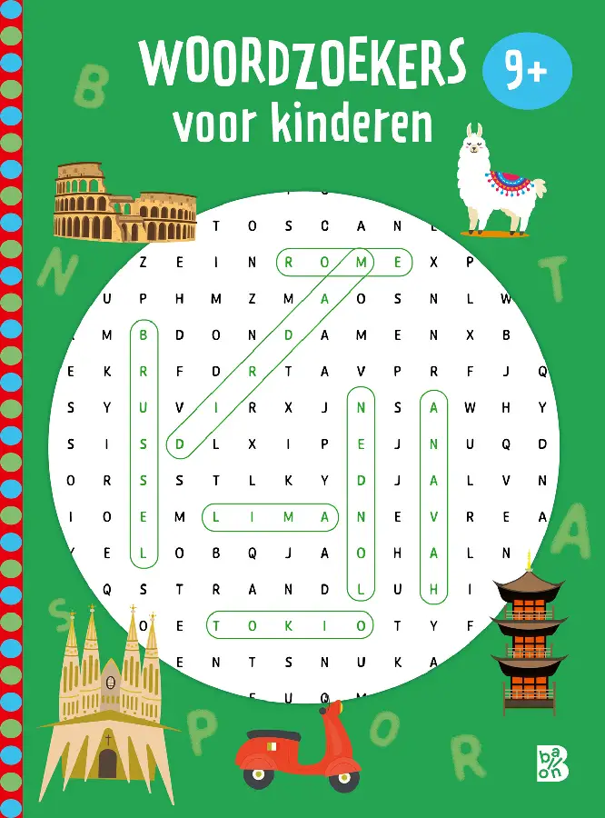 Woordzoekers voor kinderen 9+