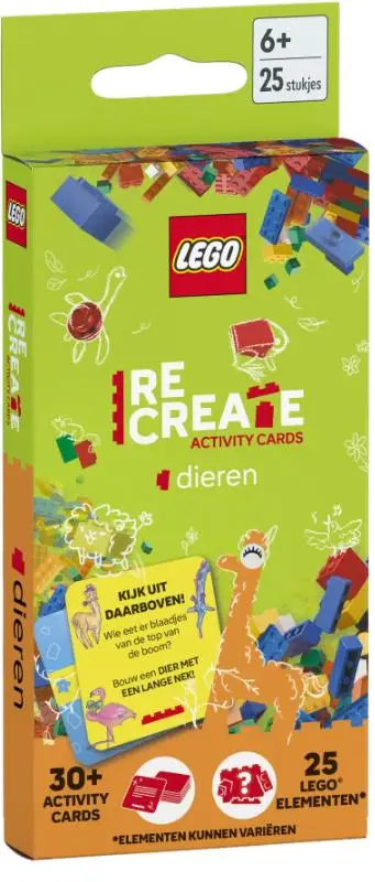 Lego ReCreate Activity Cards: Dieren