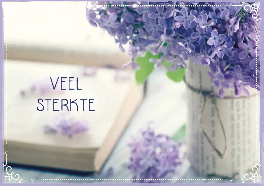 Prentbriefkaart Veel sterkte