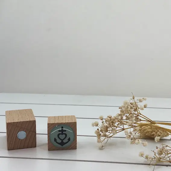 Magnetische kaarthouder met Geloof hoop