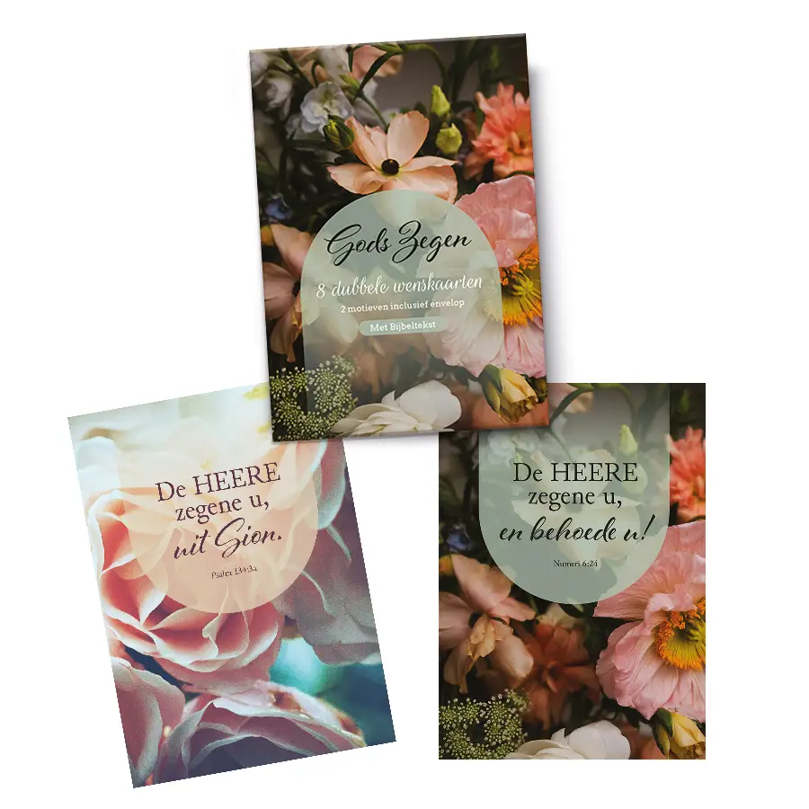 Notecards Gods zegen